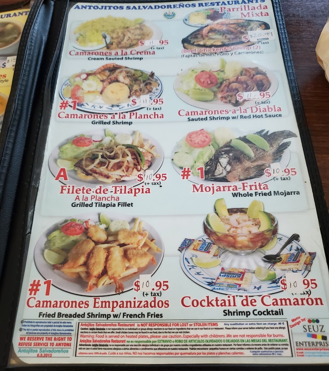 Antojitos Salvadorenos Menu - Image 2